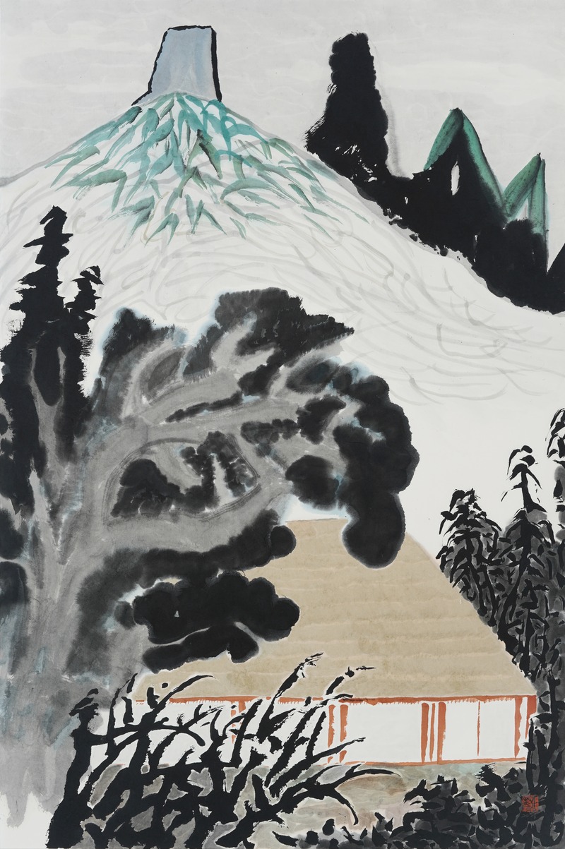 장병언, Landscape in Mind, ink_and_light_color_on_paper, painting, 2026